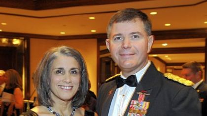 Marcia Irwin and Brig. Gen. Lew Irwin.