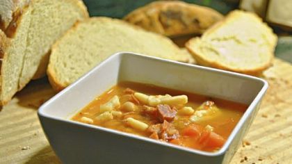 Dan's Ham & Bean Soup.