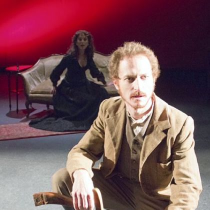 Leo Marks in "The Bear," part of the Funny Chekhov segment of Pittsburgh Irish & Classical Theatre's 2012 Chekhov celebration.