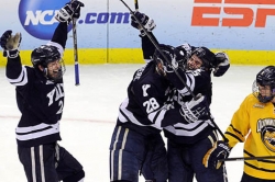 Yale beats Quinnipiac, 4-0, in Frozen Four championship