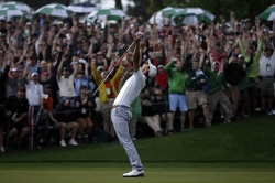 Adam Scott wins first Masters for Australia with playoff victory