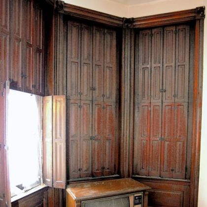 The 15-by 13-foot study is a truly special room. 