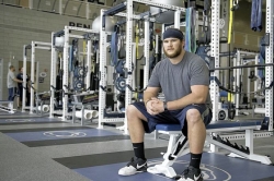 Late-blooming Penn State lineman Mike Farrell awaits call in NFL draft