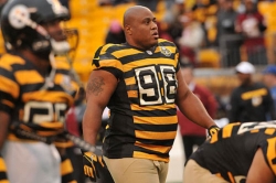 Loss of Casey Hampton big ... in 2 ways