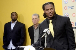 Steelers introduce top pick Jarvis Jones