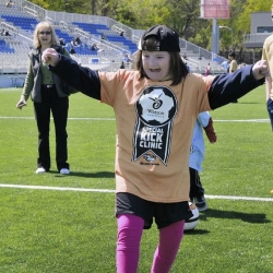 Soccer clinic gives special needs kids a chance to meet the pros