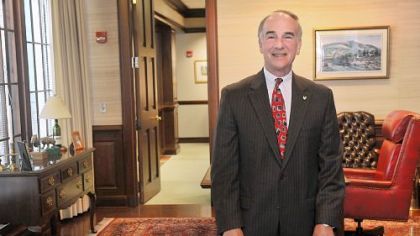 J. Christopher Donahue, CEO of Federated, in one of the company offices.
