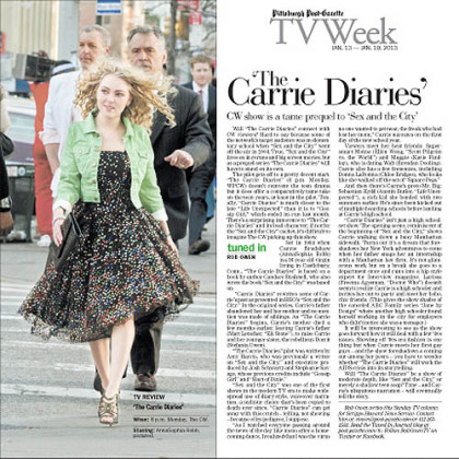 AnnaSophia Robb as Carrie Bradshaw in "The Carrie Diaries."