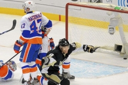 Penguins prove successful against veteran Nabokov