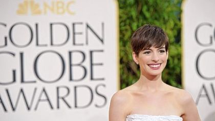 Anne Hathaway won a Golden Globe for best supporting actress for "Les Miserables," which also won best musical or comedy.

