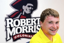 Robert Morris golfer's battle starts before he steps on tee