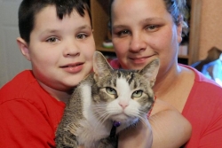 Missing cat returned to Pittsburgh 8-year-old