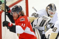 Penguins lose to Senators, 2-1, in double overtime