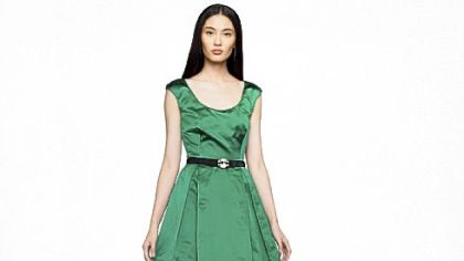 Satin Dabney dress by Ralph Lauren Black Label, on sale for $764.25 at www.ralphlauren.com.
