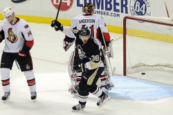 Penguins advance to conference finals with 6-2 censure of Senators