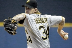 Brewers' Estrada outduels Pirates' Burnett again, 2-1