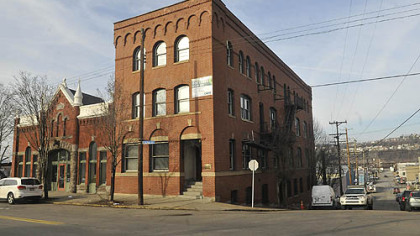 3445 Butler St., home of Quad3 Group Inc., was a bathhouse.
