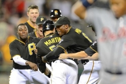 Martin's single in 11th lifts Pirates over Tigers, 1-0