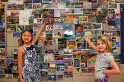 Postcards bring world to Seneca Valley school