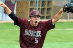 Beavers' Logan pitches 2-hitter; Quakers stymied again