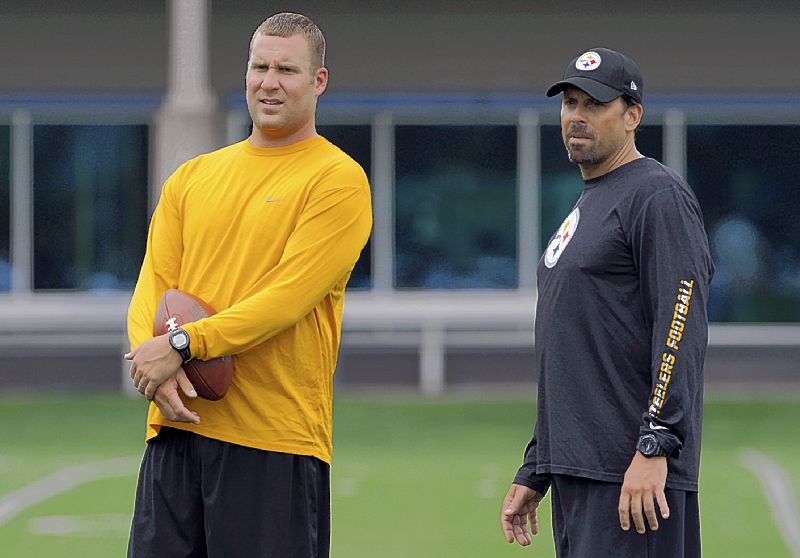 Steelers' Roethlisberger, Haley making strides
