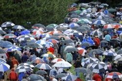 Soggy Merion Golf Club hangs tough in first round of U.S. Open