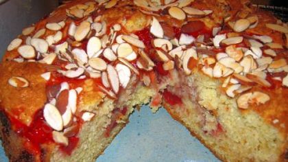 Cherry-Almond Coffee Cake
