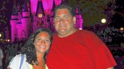 Before: John Pikras Jr. and his daughter, Samantha.