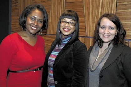 LaTrenda Leonard, Allyce Pinchback and Mayada Mansour