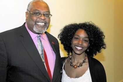 Sala Udin and Kayla Bowyer