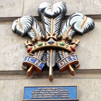 Waterproof ware gets the Royal Warrant at Farlows Group Ltd.credit Patricia Sheridan