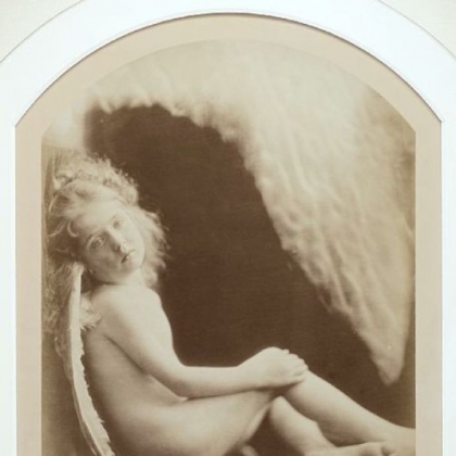 Julia Margaret Cameron used her daughter Daisy Taylor as a model for the 1873 photo "Cupid Escaped From His Mother," which is among 80 photographs on display.