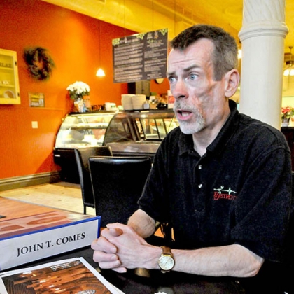 David McMunn, a former North Side resident who now lives in Greensburg, set out to get John T. Com&egrave;s the historical marker that will be erected beside the former St. Agnes Roman Catholic Church in Oakland.