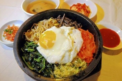 Dol sot bi bim bap at Korea Garden in Oakland.
