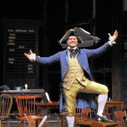 John Scherer plays Richard Henry Lee in "1776," at Pittsburgh Public Theater.