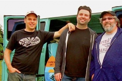 The Turbosonics: Jason Truckenbrod, Keith Caldwell and Timmy Klatte.