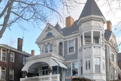 Exterior of the Wigman house on Brownsville Road, now owned by George and Cathy Lewis.