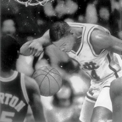 The force of a slam dunk by Pitt's Jerome Lane shattered the glass backboard 25 years ago against Providence at Fitzgerald Field House in Oakland.