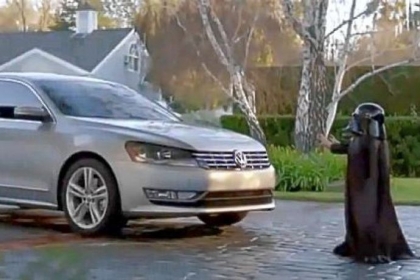 The One Club, a marketing industry nonprofit, has picked the top 10 automobile commercials of the past 25 years: Third place went to a spot for the 2012 Volkswagen Passat that featured a child dressed as Darth Vader being startled when his hidden parents turn the car on remotely.