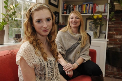 Kallan Piconi, 15, with her mother Eden, started an online petition to get participation rules changed. Kallan, who is a 5-foot-7, 110-pound freshman at Upper St. Clair High School, suffered a concussion after running into a boy on the Woodland Hills varsity field hockey team in the fall.