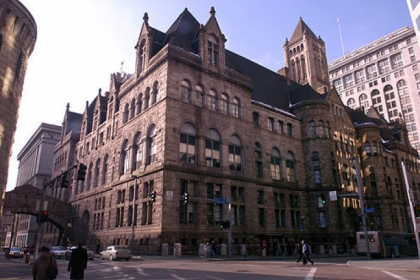 The Allegheny County Courthouse in Downtown Pittsburgh.