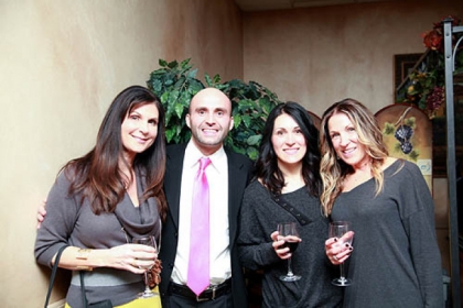 From left, Stephanie Massaro, Chris and Hannah Fiumara and Chickie Oramas.