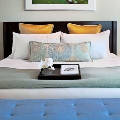 A grand luxury suite at The Fairmont Pittsburgh.