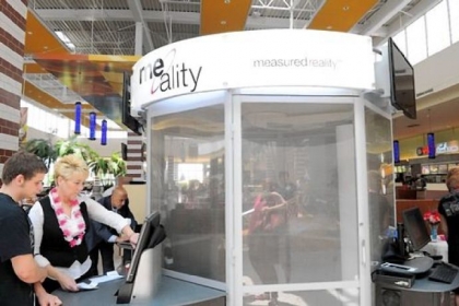 The Me-Ality body scanning booth at The Mall at Robinson started in June by offering advice on pants selections. Now its calibrations can give help on sweaters, tops, dresses, etc.