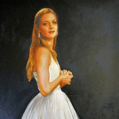 Portrait of Pittsburgh Ballet Theatre principal dancer Julia Erickson by Sonja Sweterlitsch.