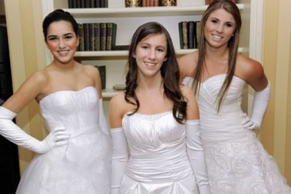 Hanna Chait, Samantha Goodman and Madison Pollock.