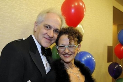 River City Brass director James Gourlay and Leah Havas