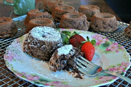 Nutella Molten Lava Cakes