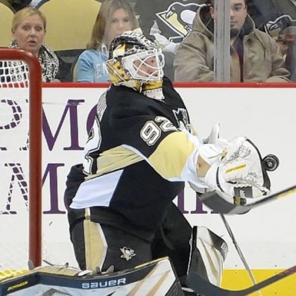 The Penguins had to call on backup goalie Tomas Vokoun after Marc-Andre Fleury struggled mightily in Tuesday's 4-1 loss to the Islanders.
