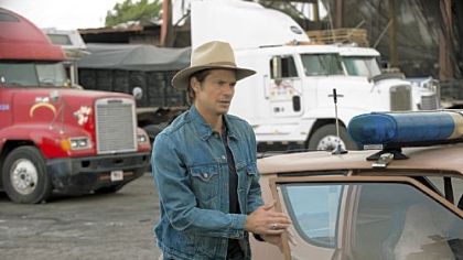 "Justified," starring Timothy Olyphant as Raylan Givens, returns for a fourth season on Tuesday,